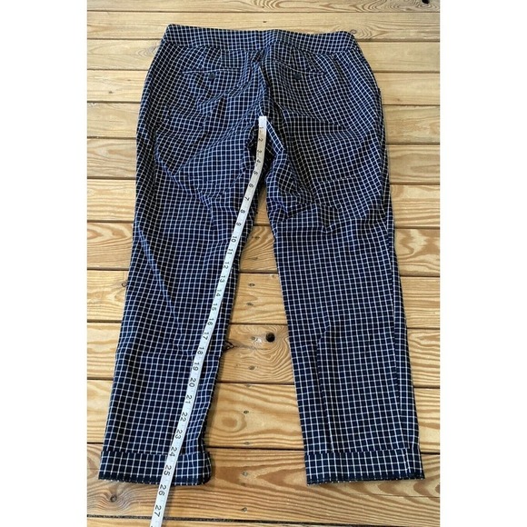 Loft Julie Check Dress Pants Size 10 Women’s Black - Picture 6 of 8